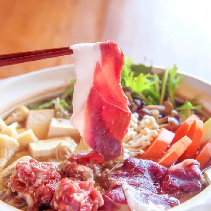 イノシシ鍋（山椒つくね入り） 約750g