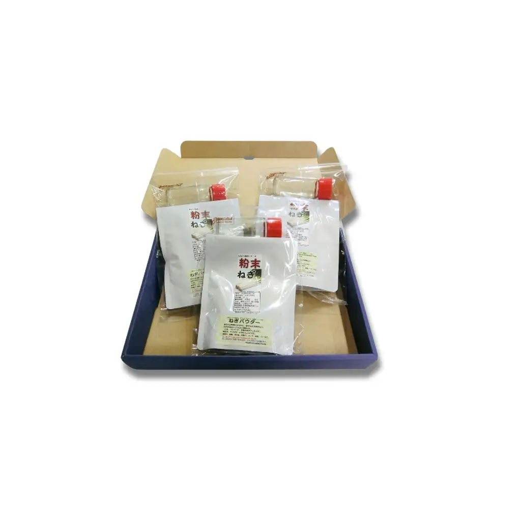 粉末ねぎパック 55g×3袋　調味料瓶付き 薬味 加工食品 