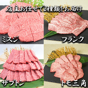 BL089_【サシ入系おまとめ】佐賀牛希少部位焼肉3種盛り（200g×3種 合計600g）