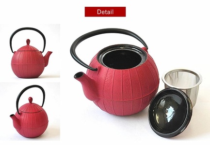 ティーポット 胡桃 0.7L ローズピンク 南部鉄器 急須 内側ホーロー加工 茶道具 伝統工芸品 工芸品 壱鋳堂 日本製 鉄器 雑貨 日用品 装飾品 置物 おしゃれ 和モダン ギフト 贈り物 プレゼント 岩手県 盛岡市 東北 岩手 盛岡 株式会社壱鋳堂