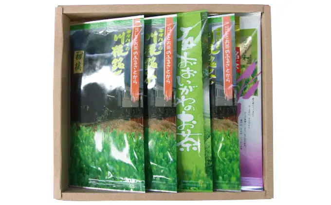 大井川農協 煎茶・深蒸し茶 4種 5袋（100g×5袋）セット 飲料類 お茶 