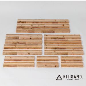 ＜DIY用＞ デッキ PARTS KIT (木材パーツ17本・ビス76本・ボンド1本) 材木 木 SDGs 木 Kiiisand. CLT 無塗料 鳥取CLT