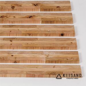 ＜DIY用＞ PARTS 6本セット 幅9cm×厚み2.5cm×長さ92cm 材木 木 SDGs 木 Kiiisand. CLT 無塗料 鳥取CLT