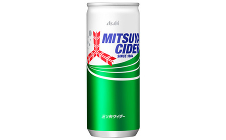 三ツ矢サイダー缶250ml 40本（20本入×2ケース）＆いちじくパイセット10枚入り［No.386］／ サイダー ジュース 炭酸 飲料 缶 まとめ買い ケース買い アサヒ 人気 定番 有名 送料無料 兵庫県 川西市