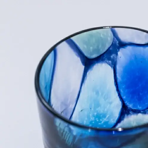 【RYUKYU GLASS WORKS 海風】ステンドロック（BLUE）