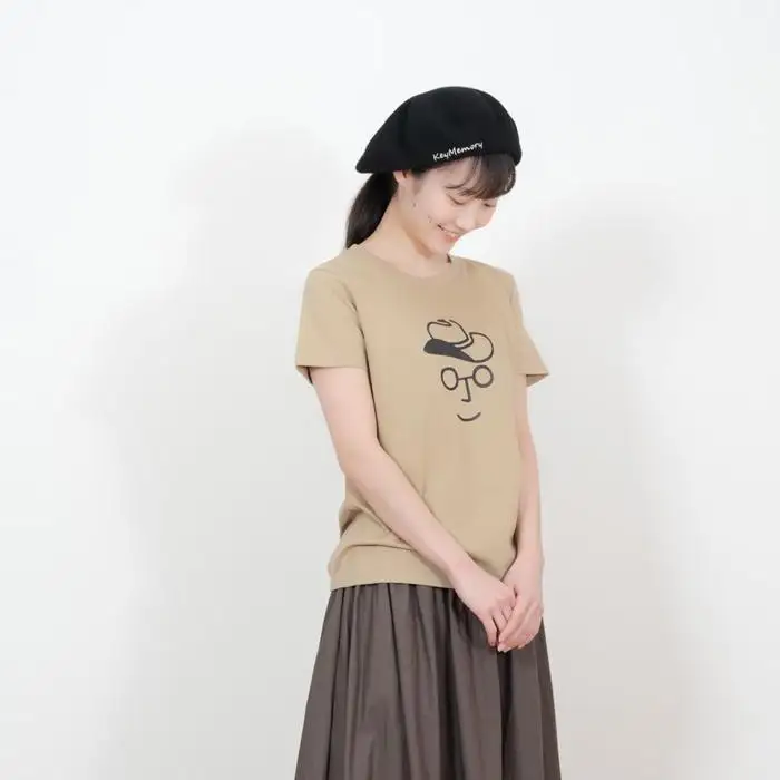 《0》【KEYMEMORY 鎌倉】カウボーイハットTシャツ BEIGE