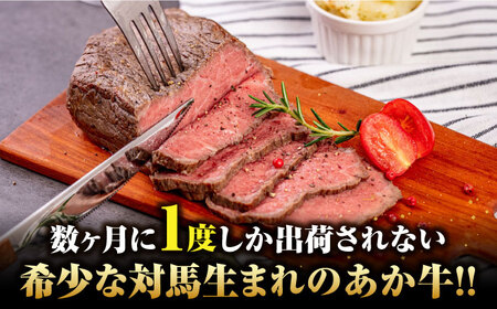 対馬生まれのあか牛 ローストビーフ 500g 対馬 牛 牛肉 赤身 加工品 冷凍 真空パック  [WCR008]