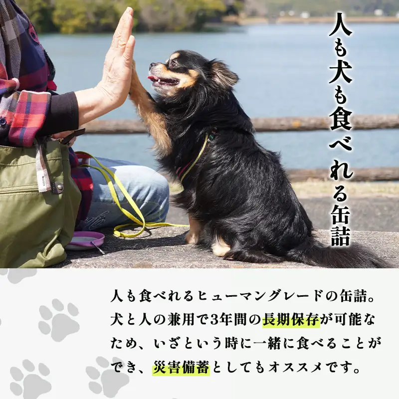 犬用 牛タンと卵の牛骨スープ煮 85g×4缶 ペットフード