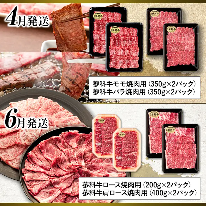 肉の定期便　蓼科牛を隔月（偶数月）に6回お届け