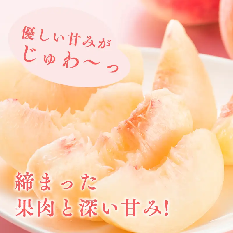  【ふるなびWEEK対象】津軽の桃 川中島白桃 約3kg  秀品 《hi-0001-002》