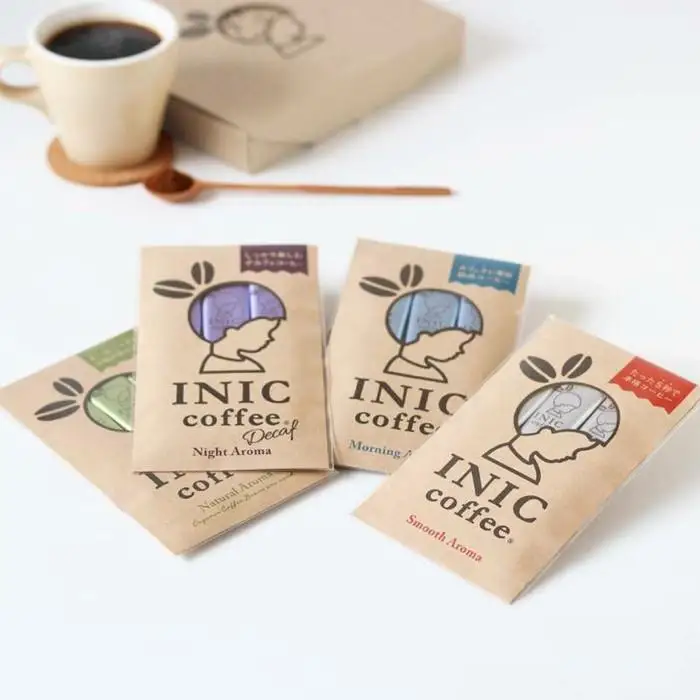 コーヒー スティック INIC coffee コーヒーギフト 人気の詰合せ アソート 12本 手軽に本格ドリップの味 粉末 珈琲 カフェオレ デカフェ カフェインレス イニック インスタントを超える味