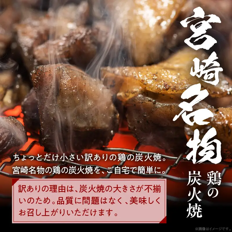 訳あり 鶏の炭火焼 100g×5パック 炭火焼 鶏 とり 鶏肉 焼き鳥 炭火焼き鳥 国産 おつまみ おかず 惣菜 常温保存 非常食 キャンプ 小分け パック 簡単調理 便利 手軽 時短 湯煎_kn029-018