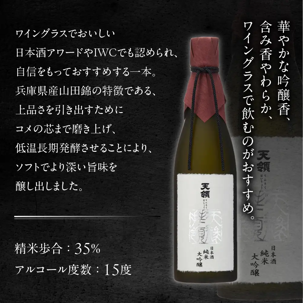 純米大吟醸 天禄拝領 （720ml×1本）【2-30】