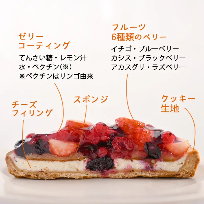 ベリーベリー （冷凍ケーキ）15cm×1台