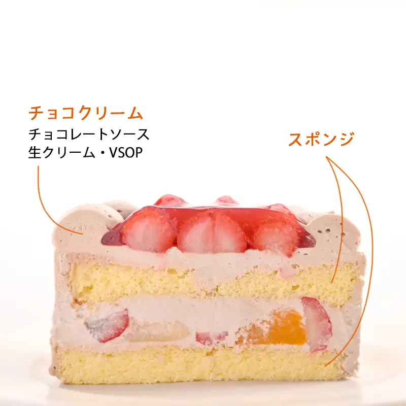 生チョコデコレーション （冷凍ケーキ） 12cm×1台