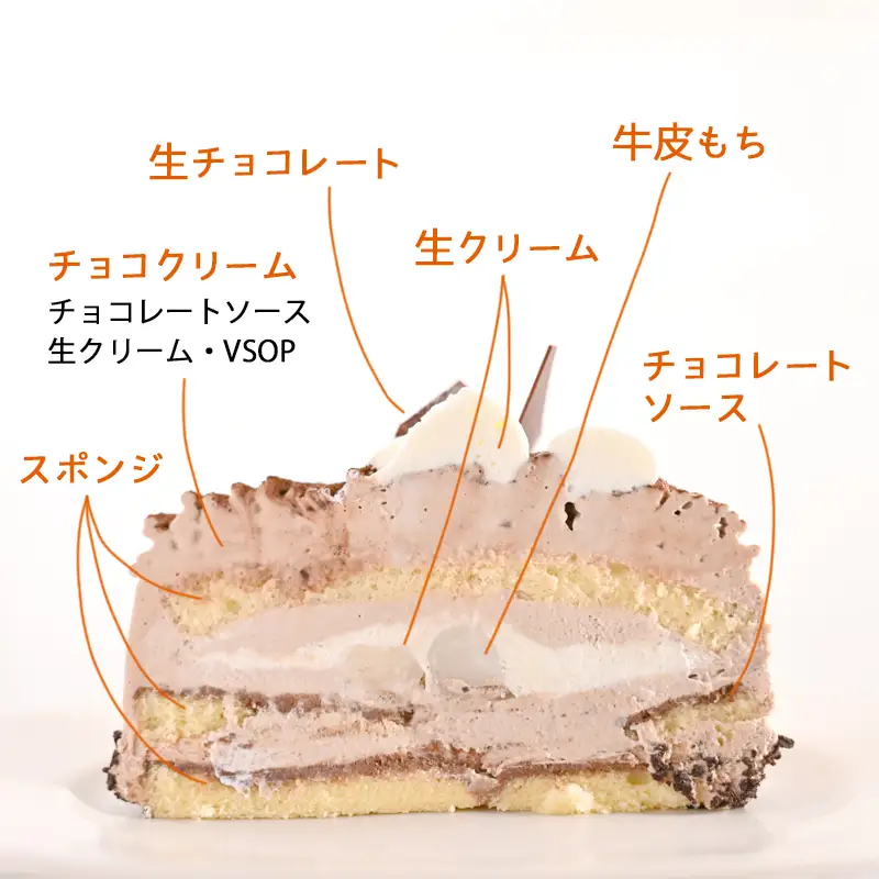 生チョコモンブラン （冷凍ケーキ） 12cm×1台