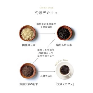 比布町産ゆめぴりか玄米使用 玄米デカフェ ドリップパック 10g×5袋【JAぴっぷ町】ノンカフェイン カフェインレス 焙煎 玄米 コーヒー 紅茶 玄米茶 飲み物 北海道 比布町 ぴっぷ 1001-009