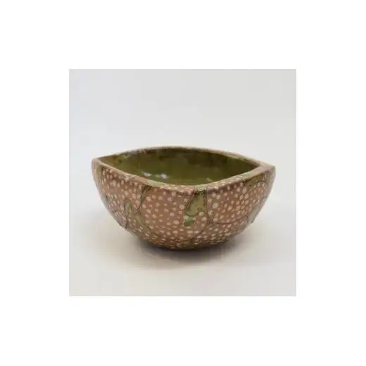 釉彩鉢 和食器 深皿 陶芸品《受注制作》中鉢 変形 三角 深皿 皿 和食器 おすすめ モダン おしゃれ 煮物 サラダボール 陶芸 手作り 陶器 装飾品 陶芸作家