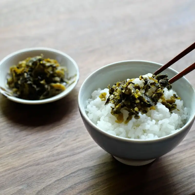 【3カ月定期便】熊野の里ごはんのおとも定期便 / 高菜漬け 田辺市 漬物 つけもの 健康 和歌山 野菜 炒飯 ユズ 醤油 キムチ おかず おつまみ【kms022-tk】