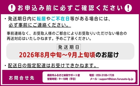 【2026年発送分】岡山県産ニューピオーネ 　秀品　約2kg（3～5房程度）（令和8年8月中旬以降発送）【ニューピオーネ】