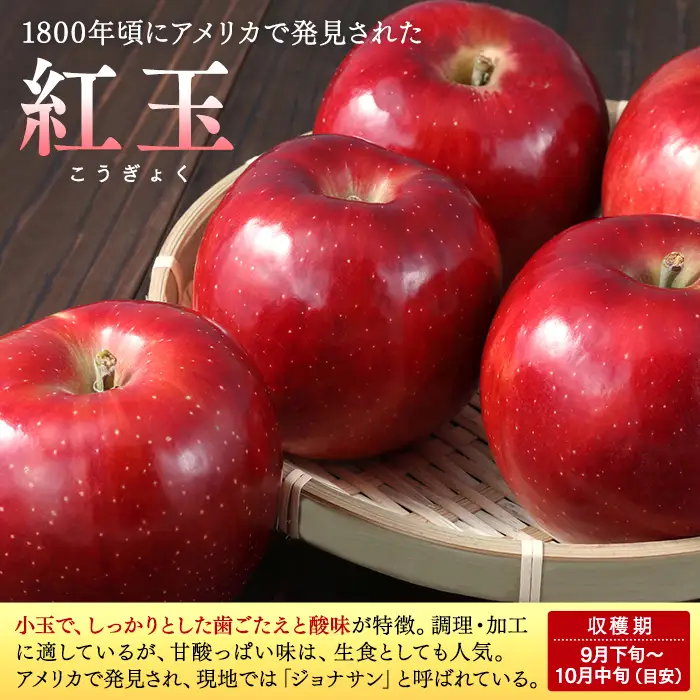 紅玉（約5kg、優20～23玉）