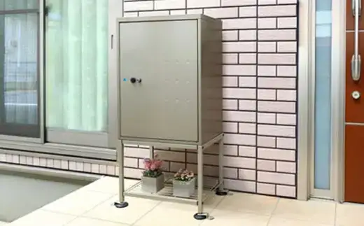 簡単設置 宅配ボックス 102cm 屋外 完成品 防水 宅配box [グリーンライフ]