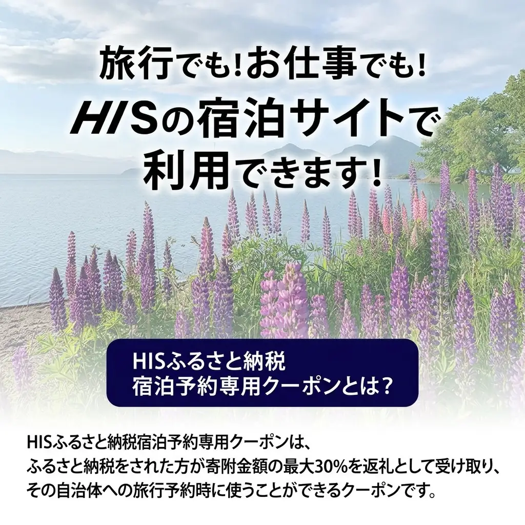 HISふるさと納税宿泊予約専用クーポン（北海道洞爺湖町）【90,000円分】
