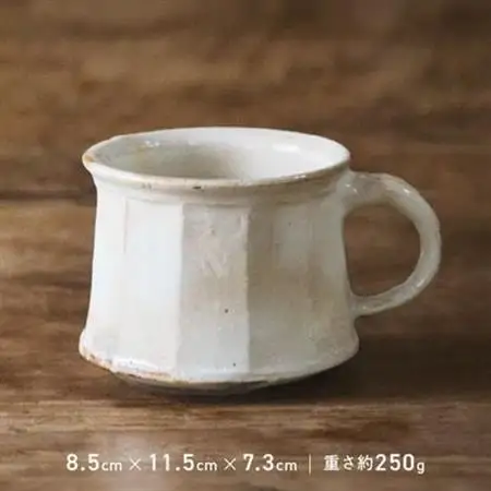 粉引き面取りマグカップ【1186154】