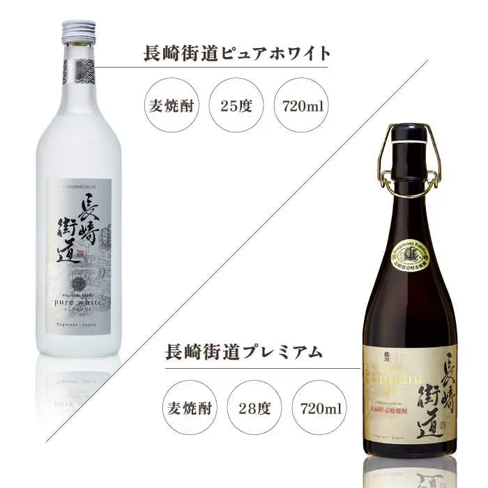 【全2回定期便】長崎県壱岐焼酎「長崎街道セレクション」《壱岐市》【猿川伊豆酒造】 [JAG014]