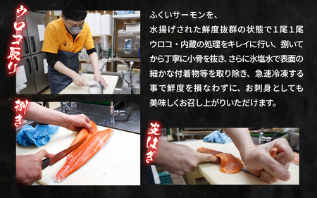 ふくいサーモンピチッと一夜干し4切入　1パック [A-065063]