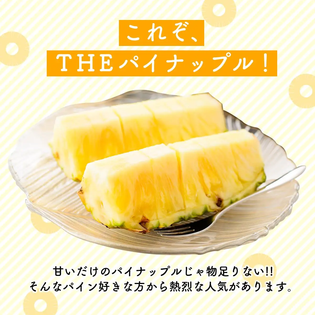【2027年先行予約】島パイン (ハワイ種) 約3kg