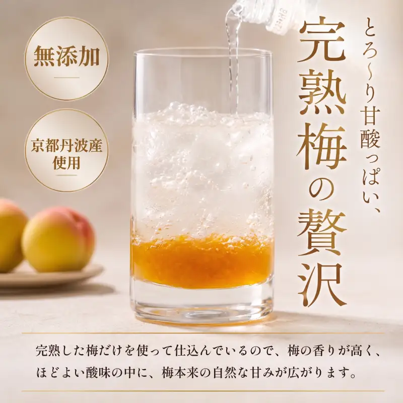 【 完熟梅 ピューレ 】UMEUME 2本セット シロップ