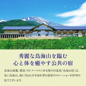SI0031　湯の台温泉 鳥海山荘 1泊2食付き / 1名様宿泊券　1枚 【四季旬彩コース】