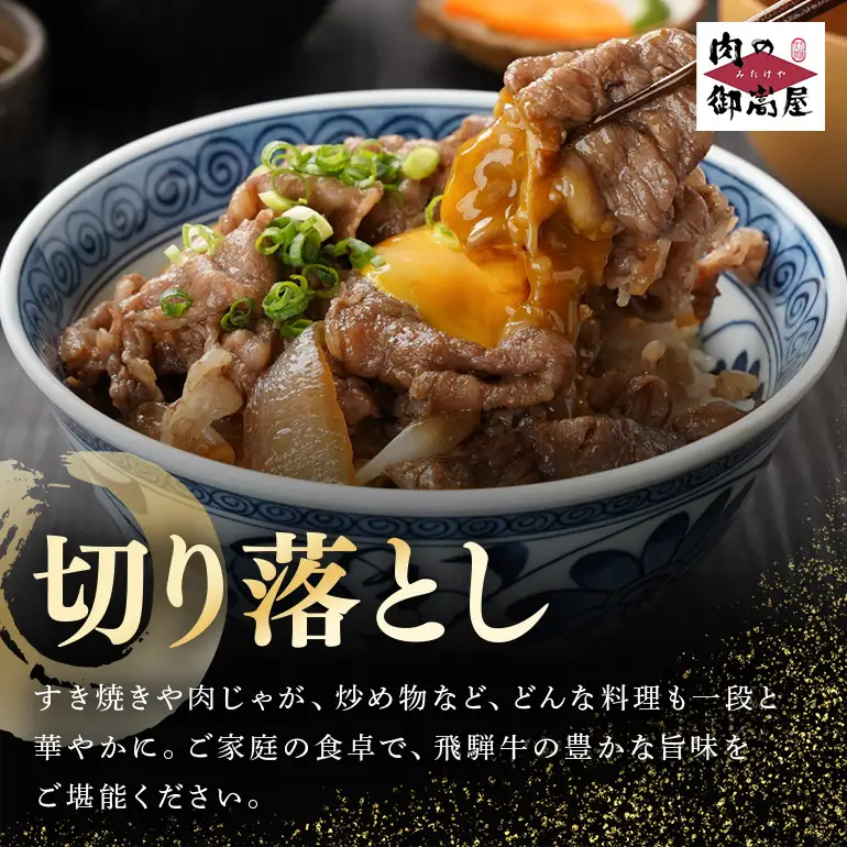 飛騨牛 A5等級【冷蔵配送】切り落とし【500g】着日指定可 (462)