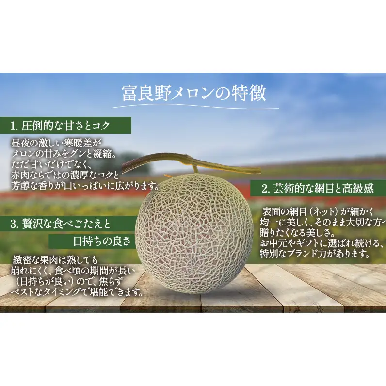 2027年夏発送 富良野 メロン キングルビー 秀大2玉 計4kg以上 赤肉
