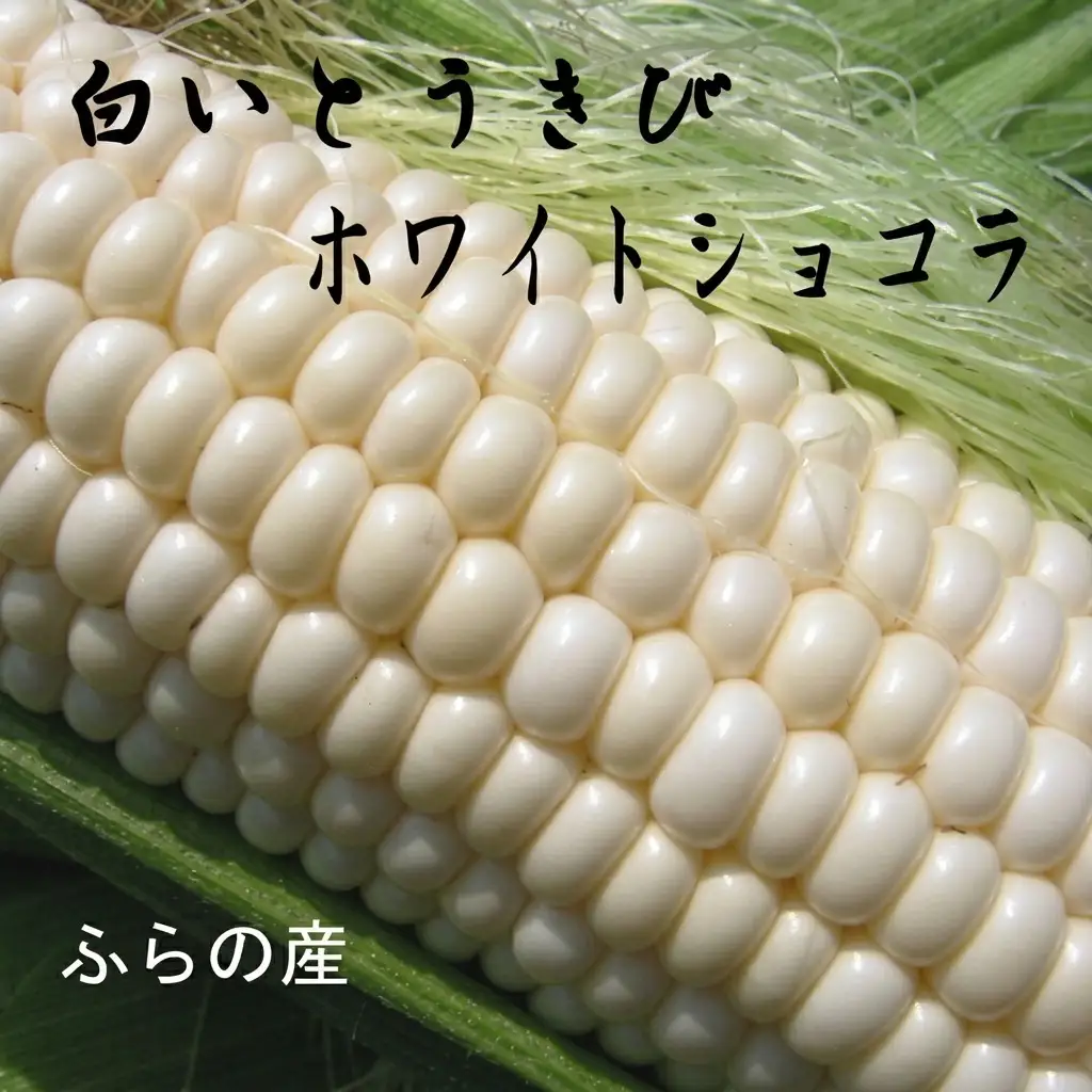 とうもろこし ホワイトとうきび ホワイトショコラ 富良野産【10本 2Lサイズ】