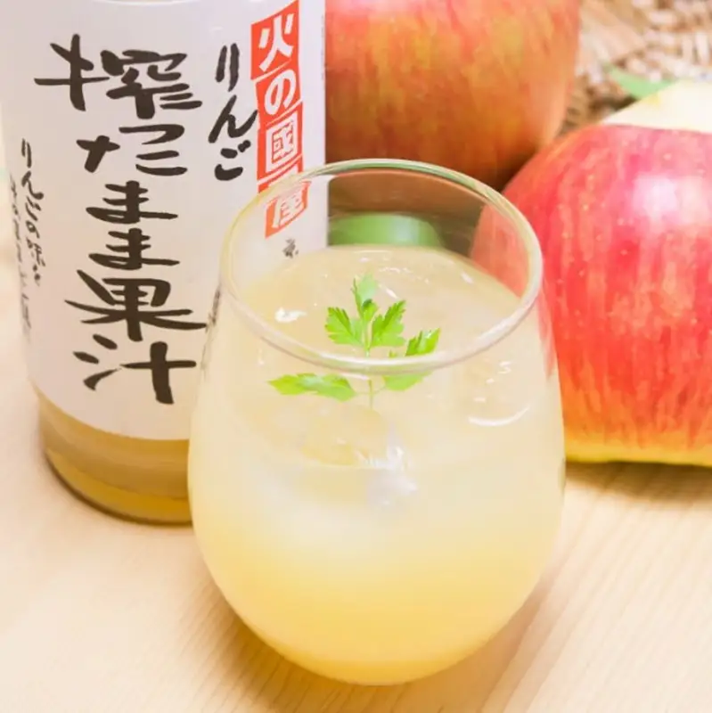 りんごジュース 生搾り 無添加 火の國屋 りんごジュース【2本】