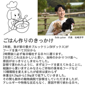 GC004_国産・保存料無添加のドッグフード・ボーンブロスたっぷり鹿ごはん【10個パック】