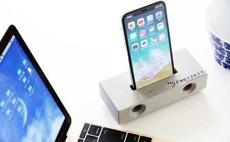 スマホスピーカードック 雑貨 日用品 携帯グッズ  ﾅﾁｭﾗﾙ