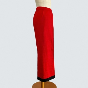 27 red black pants