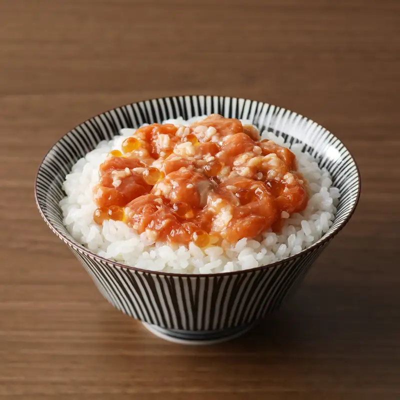 自家製いくら入り紅鮭石狩ルイベ漬100ｇ×２「函館朝市弥生水産」 天然紅鮭 珍味 鮭 いくら 海鮮 海の幸 北海道 函館市 ふるさと納税 お取り寄せ 送料無料_HD032-054