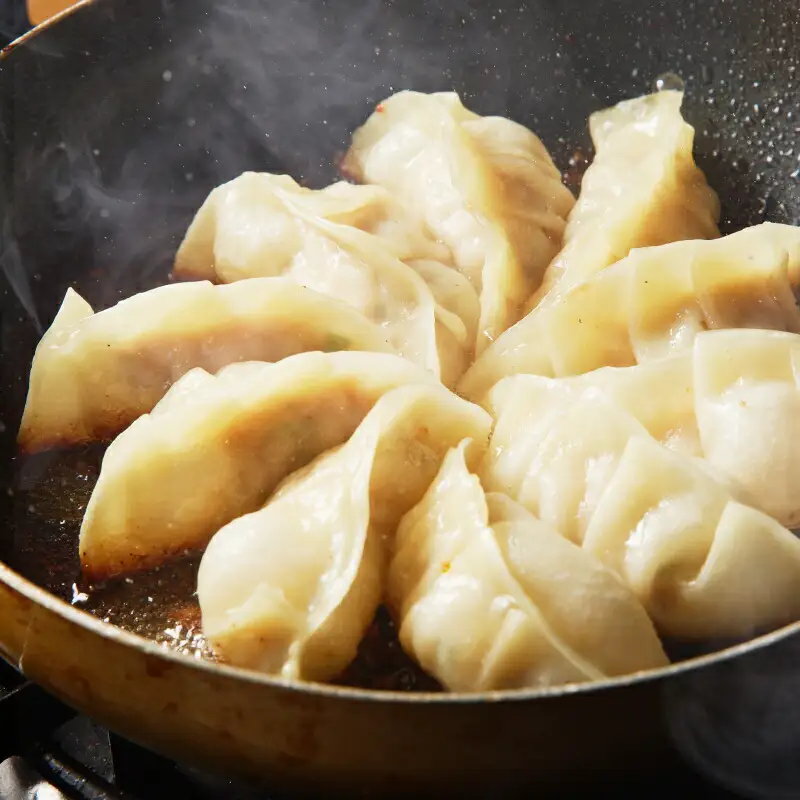 かねしち特製 冷凍肉餃子 80個（1パック10個入り 2パックで1セット×4）_Y109-0005