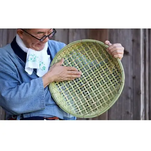国産四ツ目竹ざる 40cm 梅干しざる 干し野菜 TT096