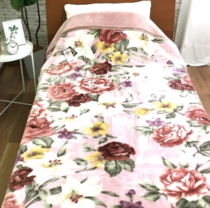 C.R.P加工毛布 マイヤー毛布 ダブル ピンク 1枚 (合わせ毛布)24401WPI｜毛布の町 泉大津市 国産 毛布 [4920]