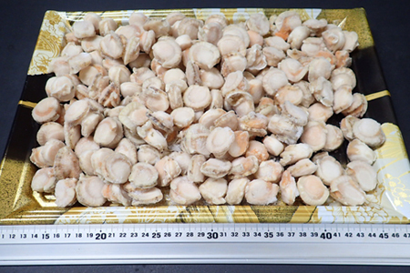 生食用ボイル済ベビーほたて500g(75～100玉) G-11036