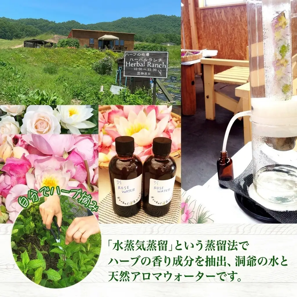 アロマウォーター蒸留体験 ハーバルランチ アロマウォーター蒸留体験【2枚】
