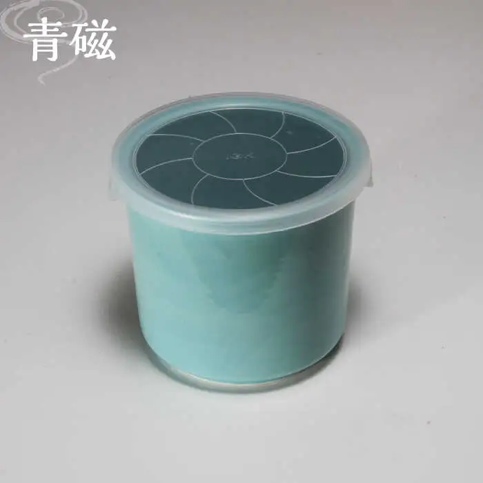 有田焼 白磁器製 みそポット 青磁 約450ml /やきもの工房 成[UDU020] みそ 容器