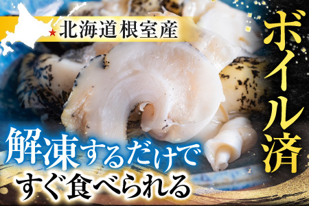 【北海道根室産】生食用灯台つぶ(ボイル済)250g×2P(計500g) G-11040