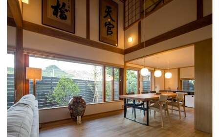 有田焼・骨董を楽しむ有田町唯一のオーベルジュ 宿坊心月 「天宮」 1泊 4名様 宿泊プラン オーベルジュ 旅行 宿泊 チケット 美肌 温泉 うつわ 有田焼 文化 佐賀県 有田町 日本料理 保名 an011
