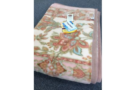 日本製 アクリル マイヤー毛布 シングル ピンク 1枚(新合繊ニューマイヤー毛布)1174 [0439]